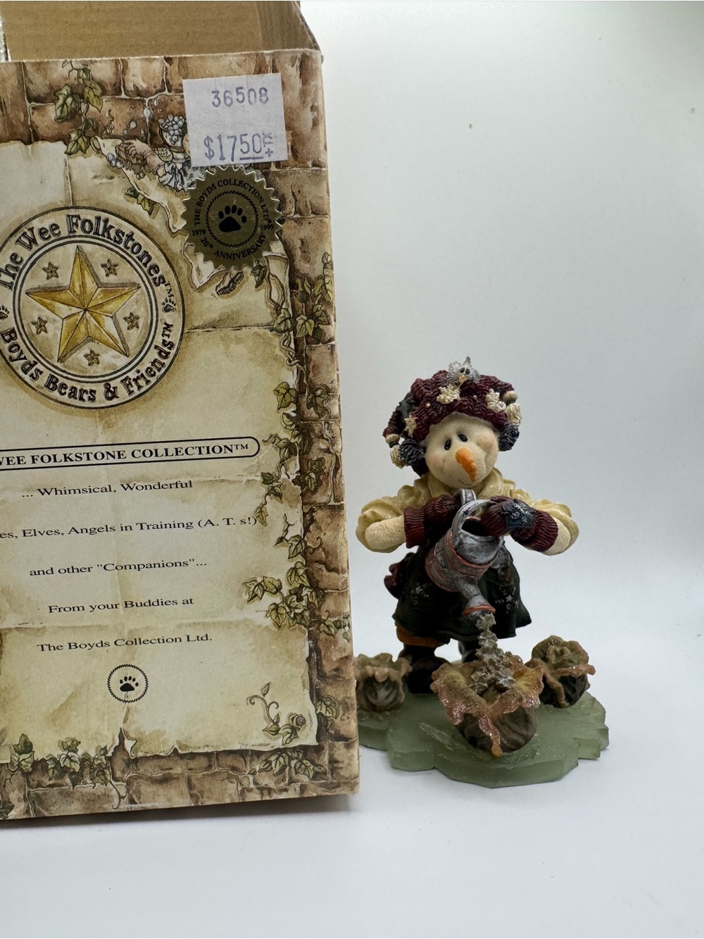 Boyds Bears~Wee Folkstone~I.B. Freezin'...Iceberg Lettuce~Snowman~Style #36508